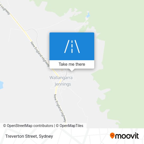 Treverton Street map
