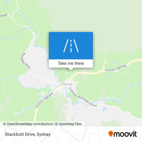 Blackbutt Drive map