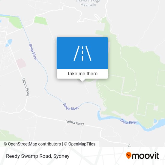 Reedy Swamp Road map