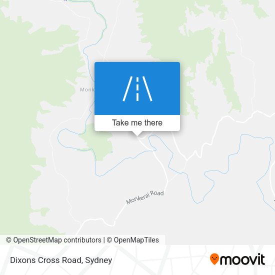 Dixons Cross Road map