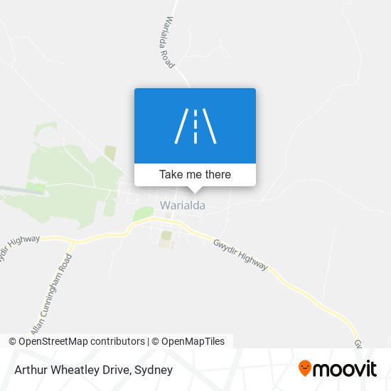 Mapa Arthur Wheatley Drive
