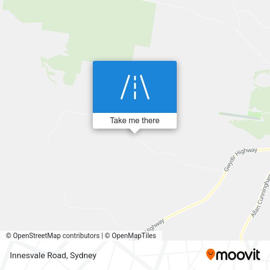 Innesvale Road map