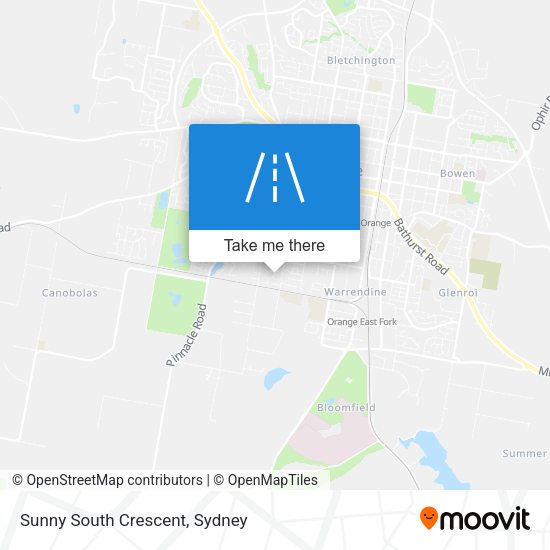 Sunny South Crescent map