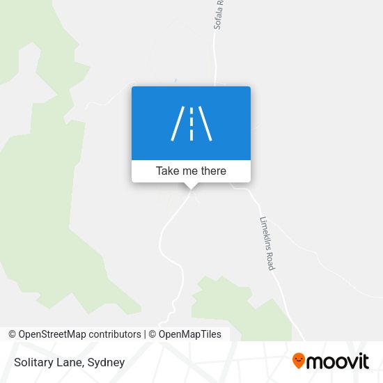 Solitary Lane map