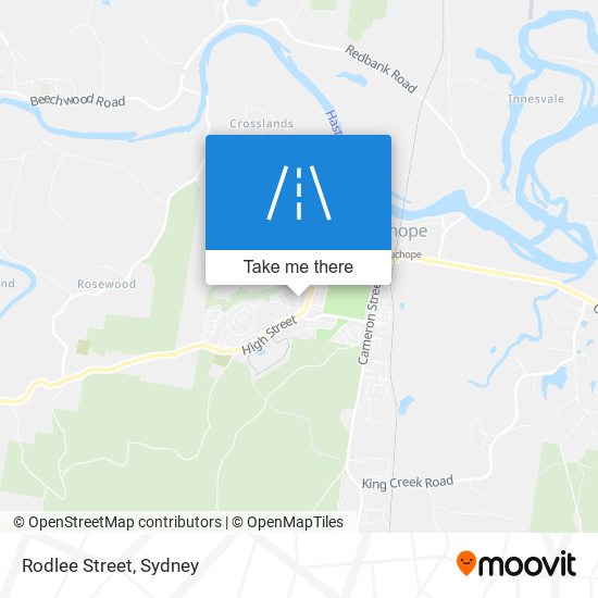 Rodlee Street map