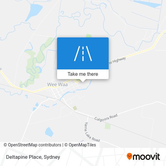 Deltapine Place map