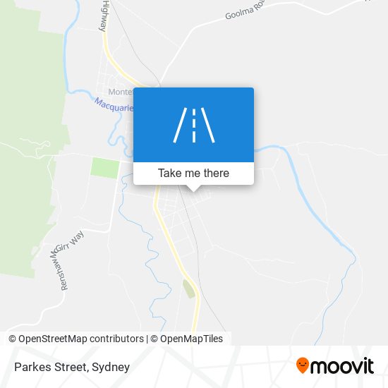 Parkes Street map