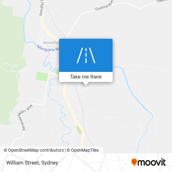 William Street map