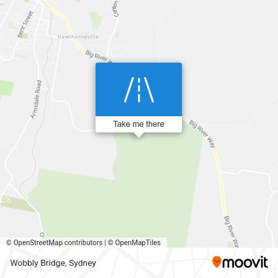 Wobbly Bridge map