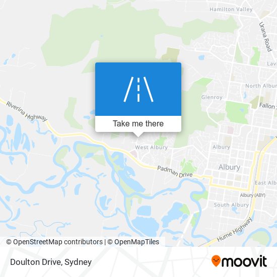 Doulton Drive map