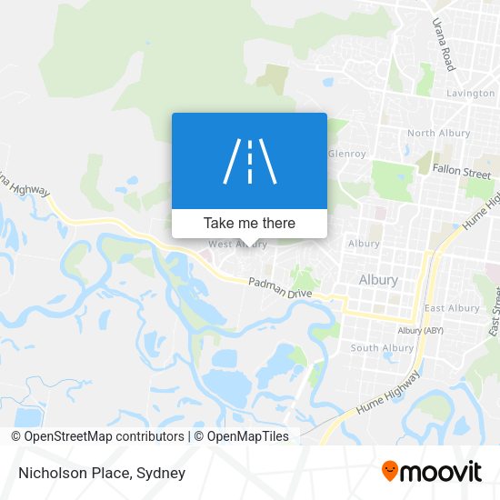 Nicholson Place map
