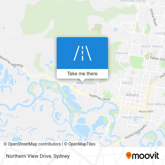 Northern View Drive map