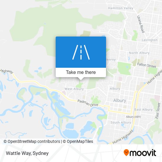 Wattle Way map