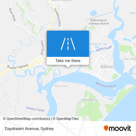 Daydream Avenue map