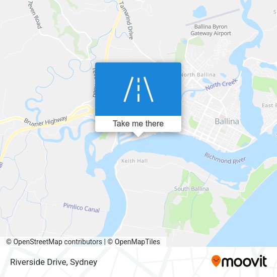 Riverside Drive map