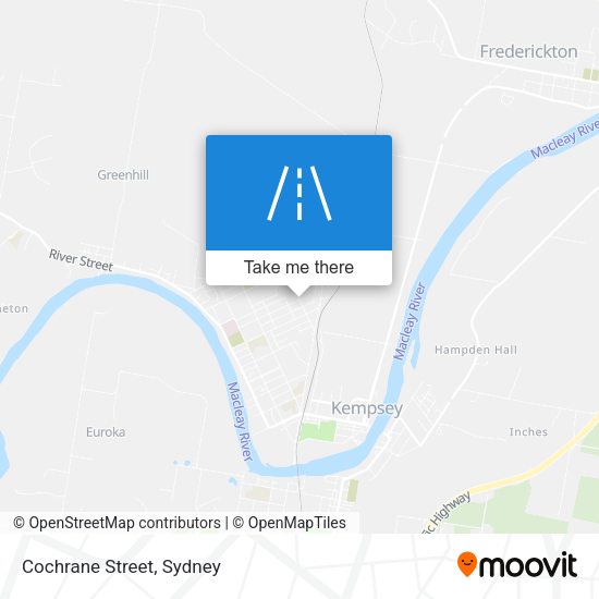 Cochrane Street map