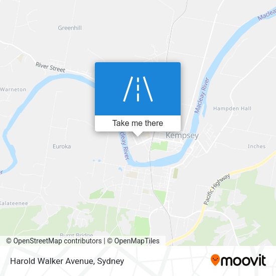 Harold Walker Avenue map