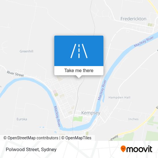 Polwood Street map