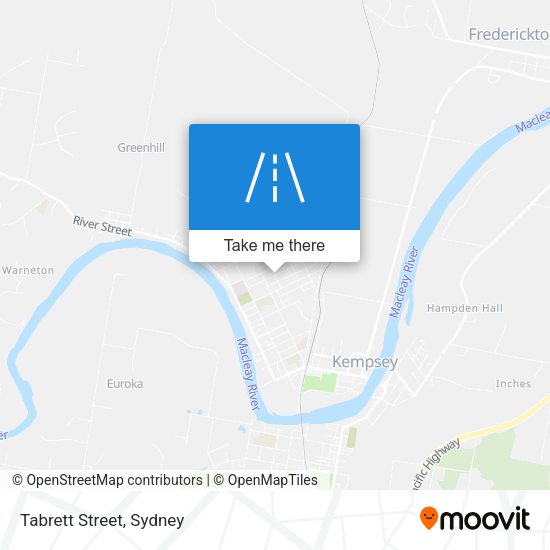 Tabrett Street map