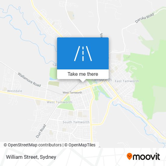 William Street map