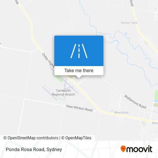 Ponda Rosa Road map