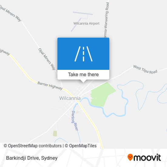 Barkindji Drive map
