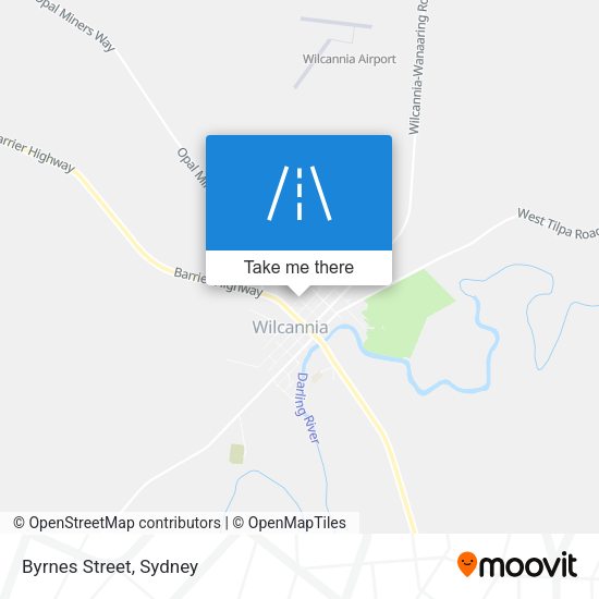 Byrnes Street map