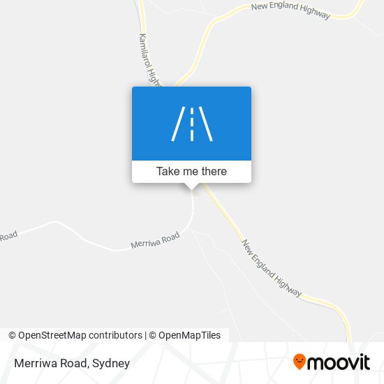 Merriwa Road map