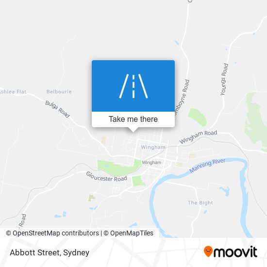 Abbott Street map