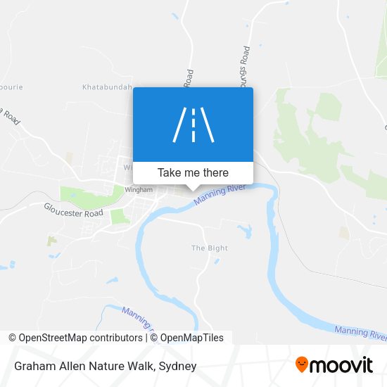 Graham Allen Nature Walk map