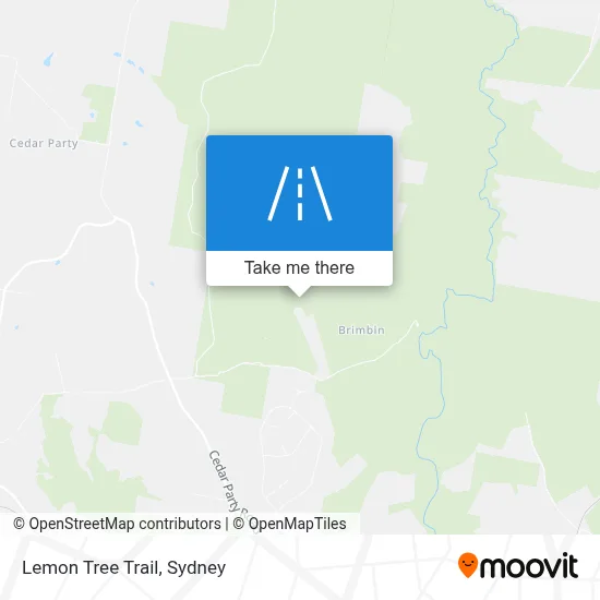 Mapa Lemon Tree Trail