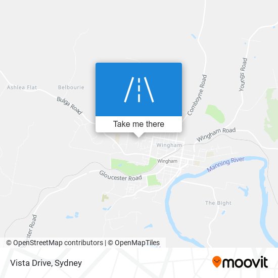 Vista Drive map