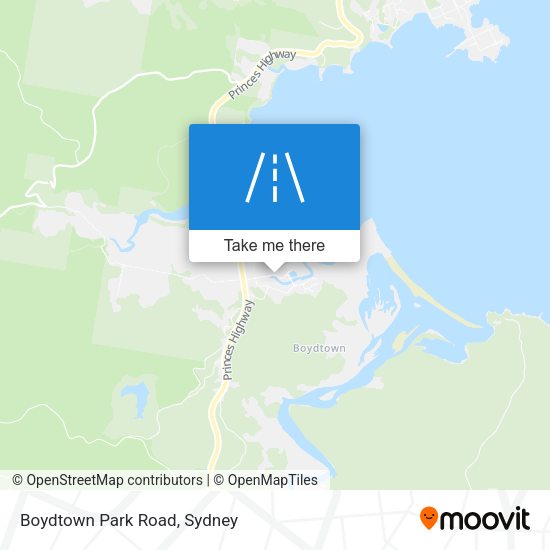 Boydtown Park Road map