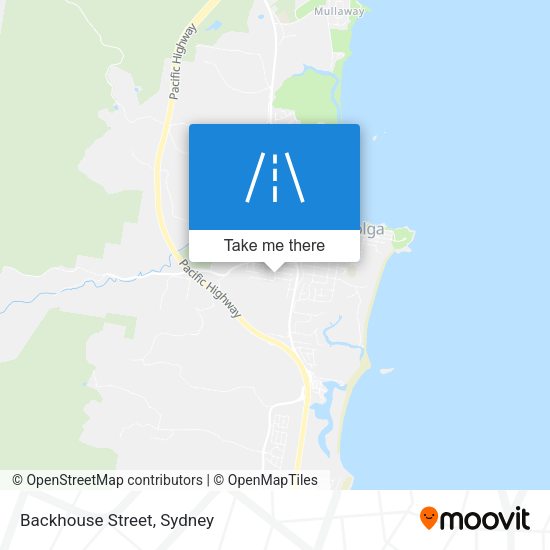 Backhouse Street map