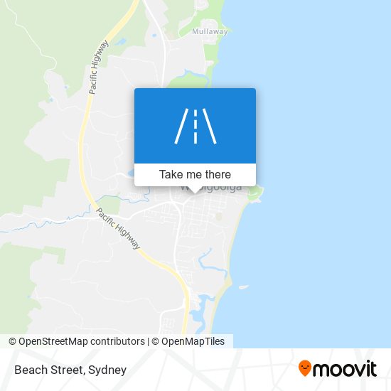 Beach Street map