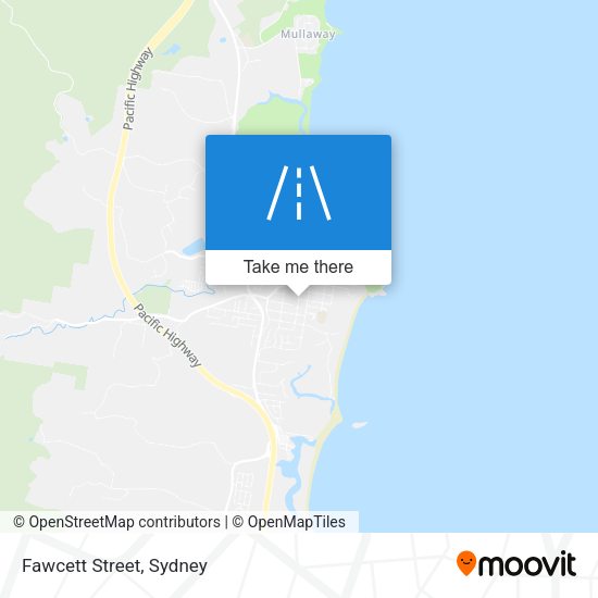 Fawcett Street map