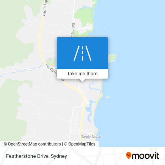 Featherstone Drive map