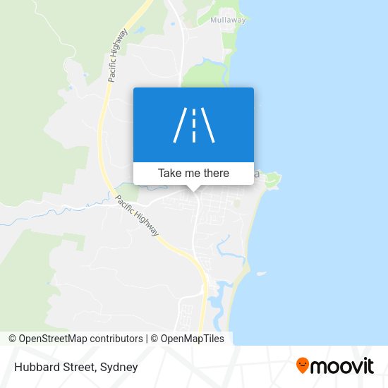 Hubbard Street map