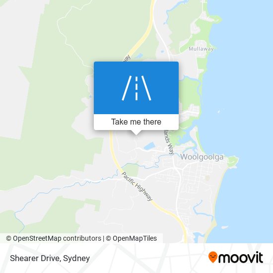 Shearer Drive map