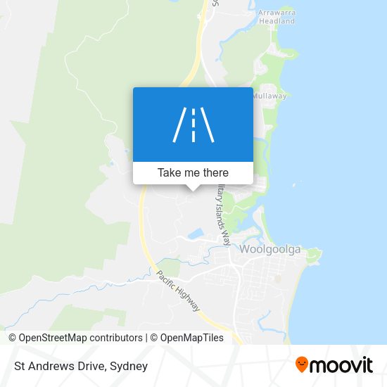 St Andrews Drive map
