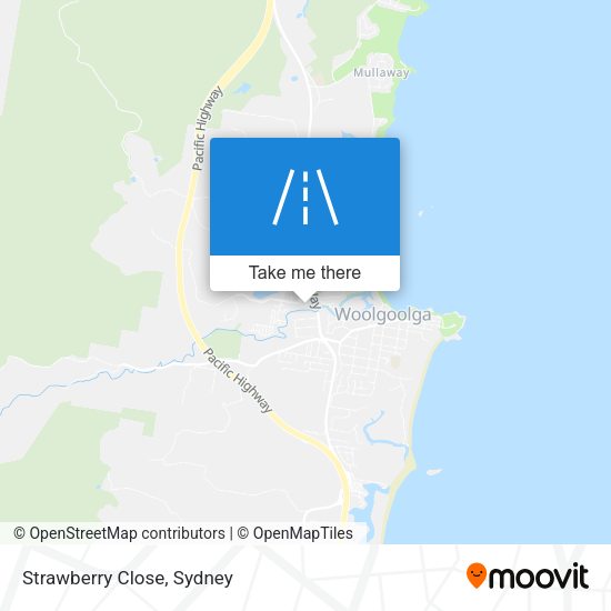 Strawberry Close map