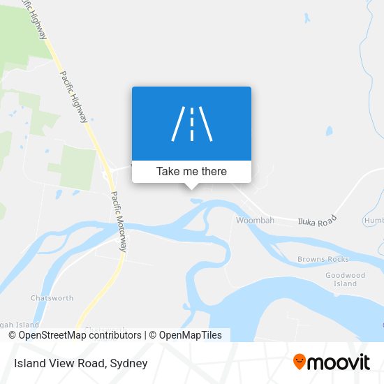 Island View Road map
