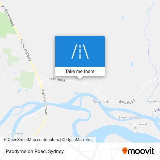 Paddymelon Road map