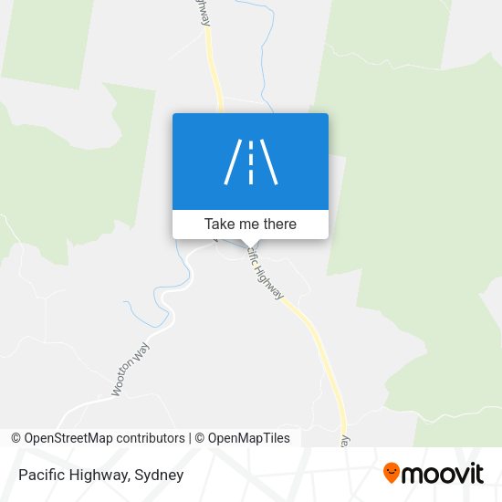 Pacific Highway map