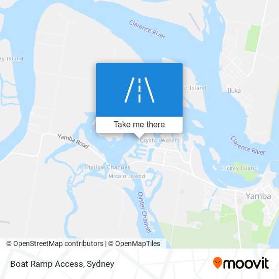 Mapa Boat Ramp Access