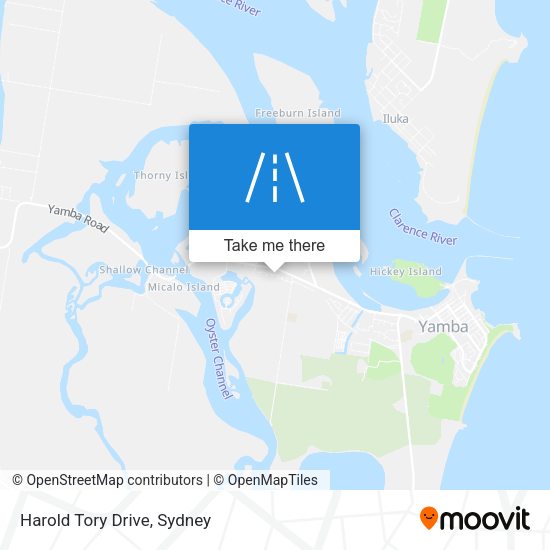 Harold Tory Drive map