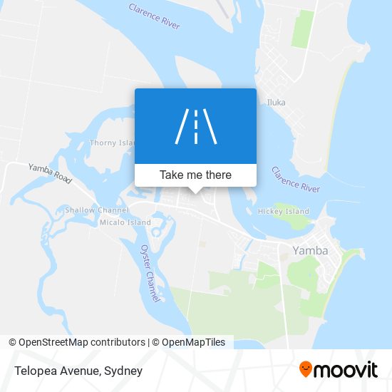 Telopea Avenue map