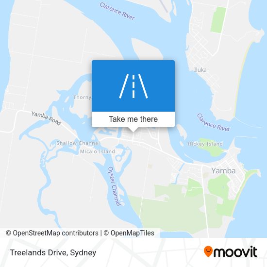 Treelands Drive map