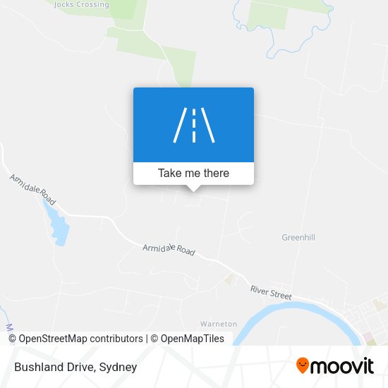 Bushland Drive map