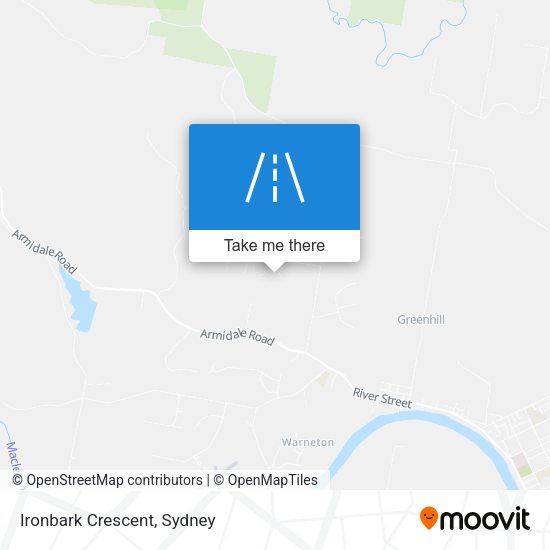 Ironbark Crescent map